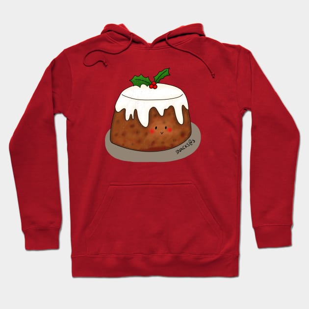 Christmas Pudding Hoodie by Snacks At 3